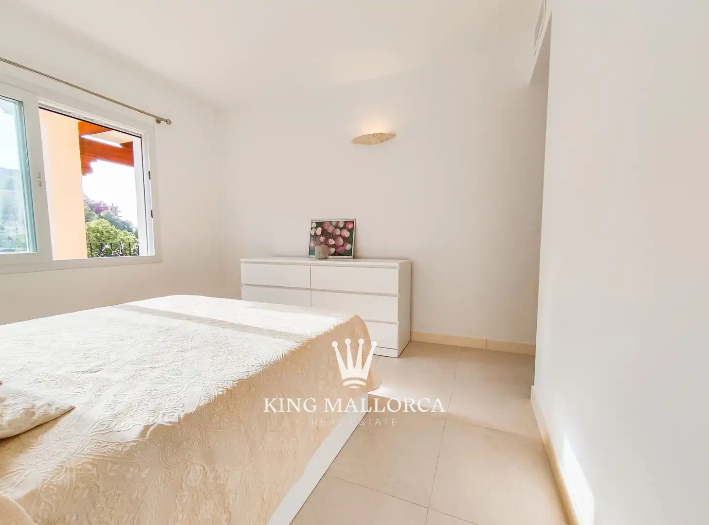 Schlafzimmer von Wohnungen zur Miete in Andratx mit Klimaanlage, Heizung und Terrasse