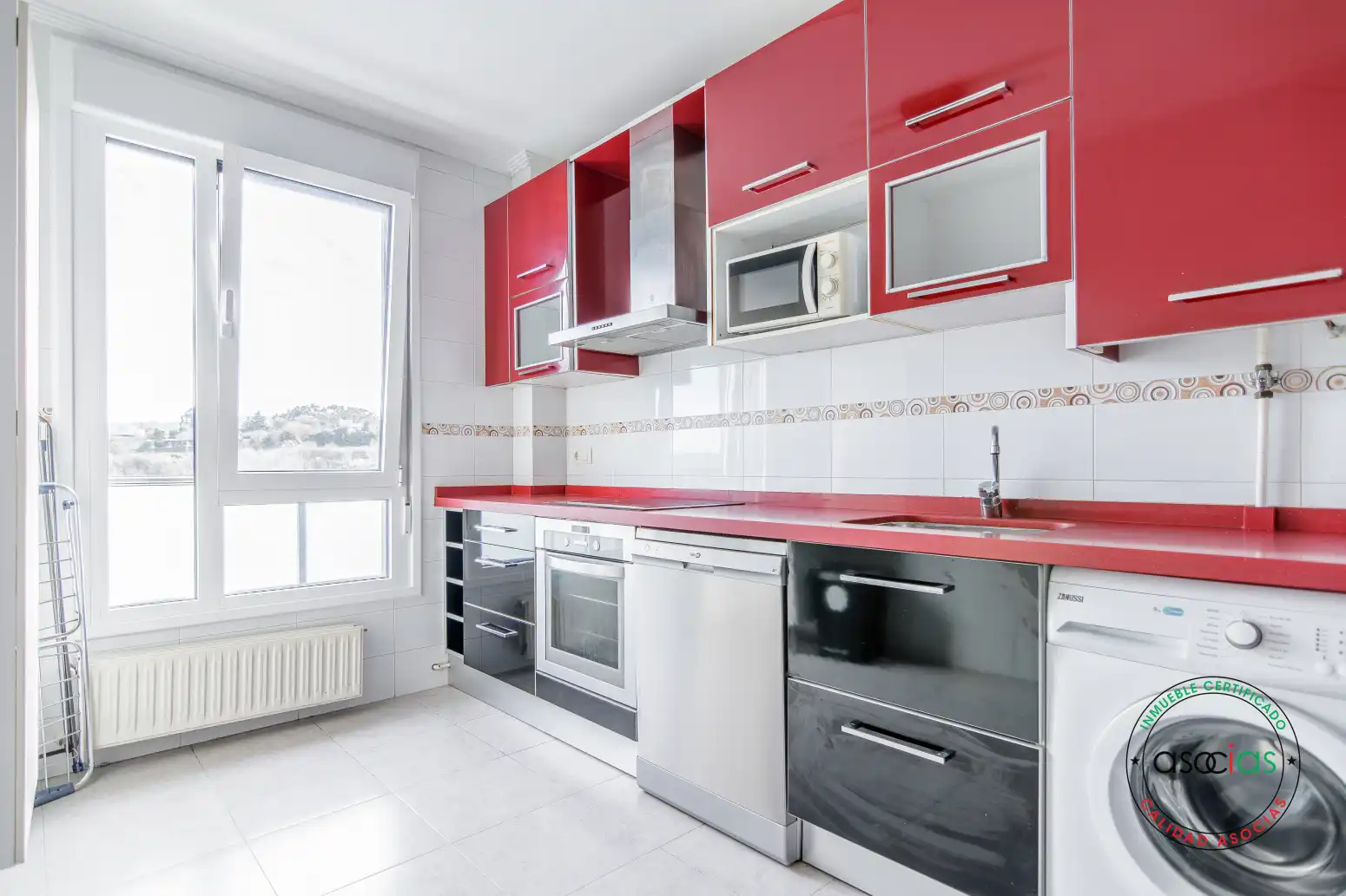 Kitchen of Flat for sale in Gijón   with Heating, Terrace and Storage room