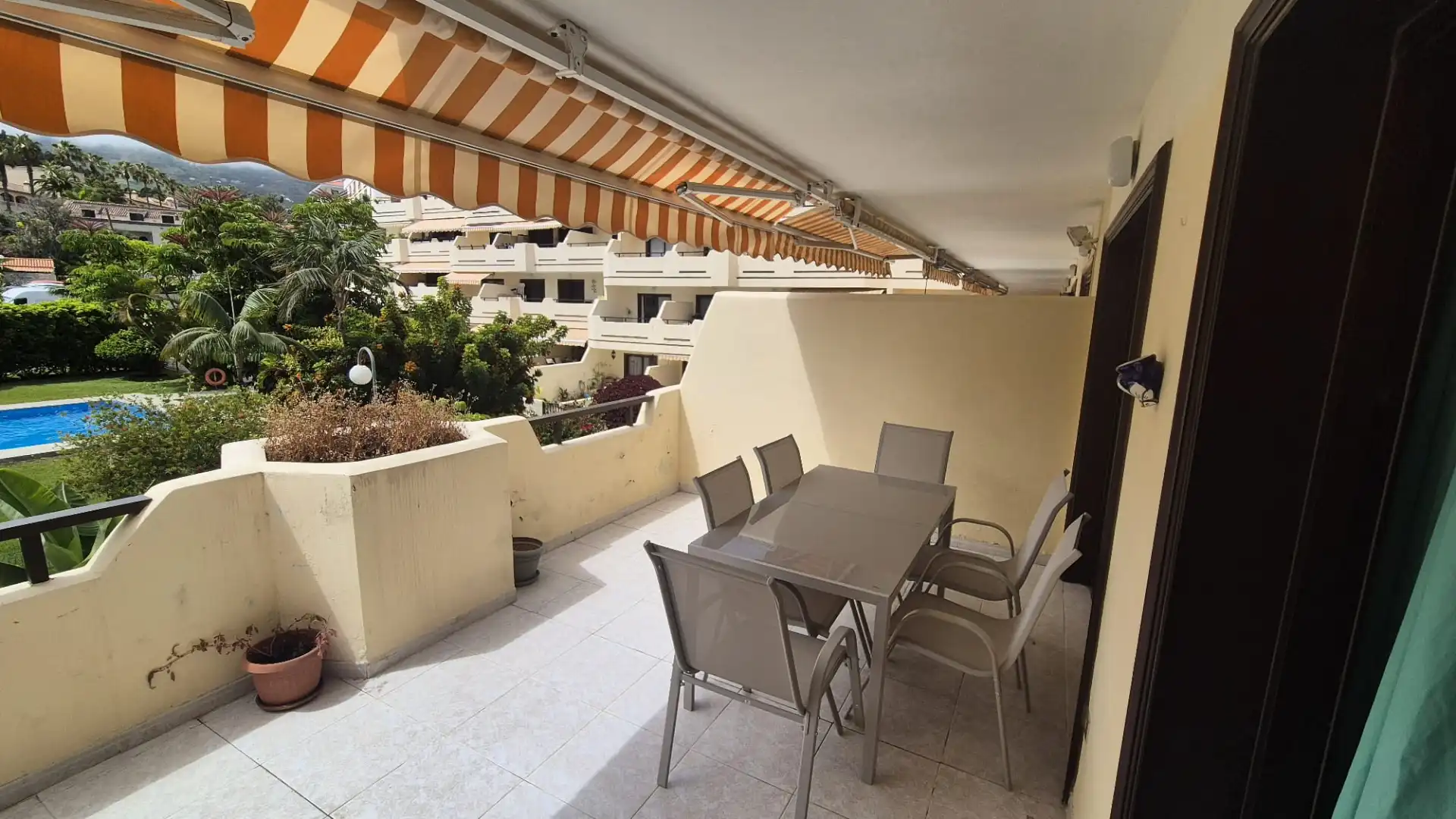 Terrasse von Wohnungen zur Miete in Puerto de la Cruz mit Terrasse, Möbliert und Ofen