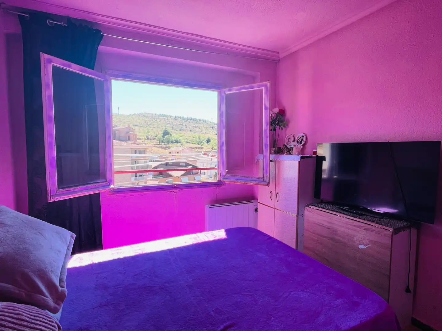 Bedroom of Flat for sale in Illueca  with Air Conditioner, Heating and Parquet flooring