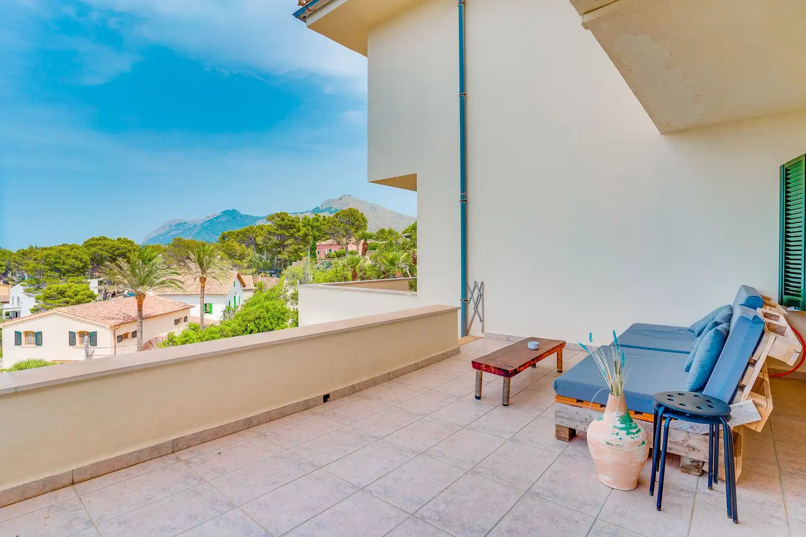 Terrace of Detached homes for sale in Alcúdia  with Air Conditioner, Heating and Private garden