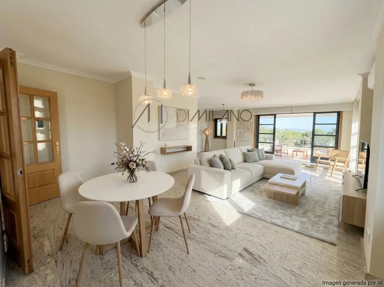Sala de estar de Ático en venta en Ponteareas, Pontevedra