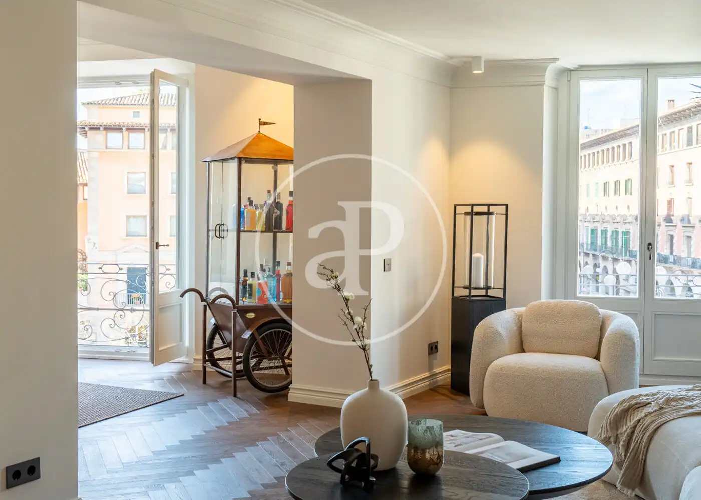 Sala de estar de Piso en venta en  Palma de Mallorca con Aire acondicionado, Calefacción y Terraza