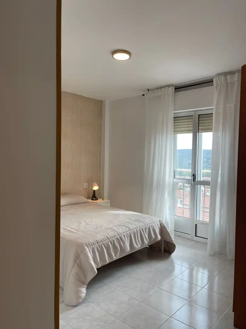 Bedroom of Flat for rent in Plasencia  with Air Conditioner, Terrace and Furnished