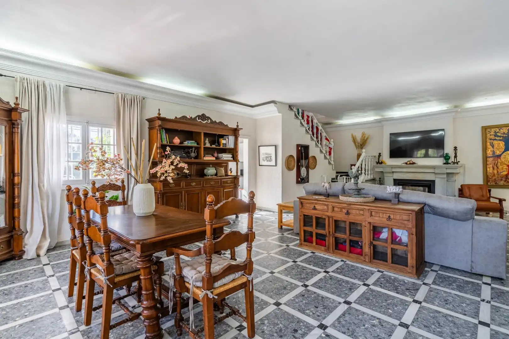 Dining room of Houses for sale in Jerez de la Frontera  with Private garden, Swimming Pool and Balcony