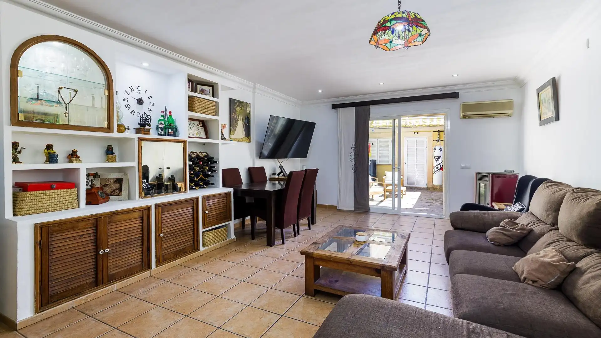 Living room of Single-family semi-detached for sale in  Palma de Mallorca  with Air Conditioner and Terrace