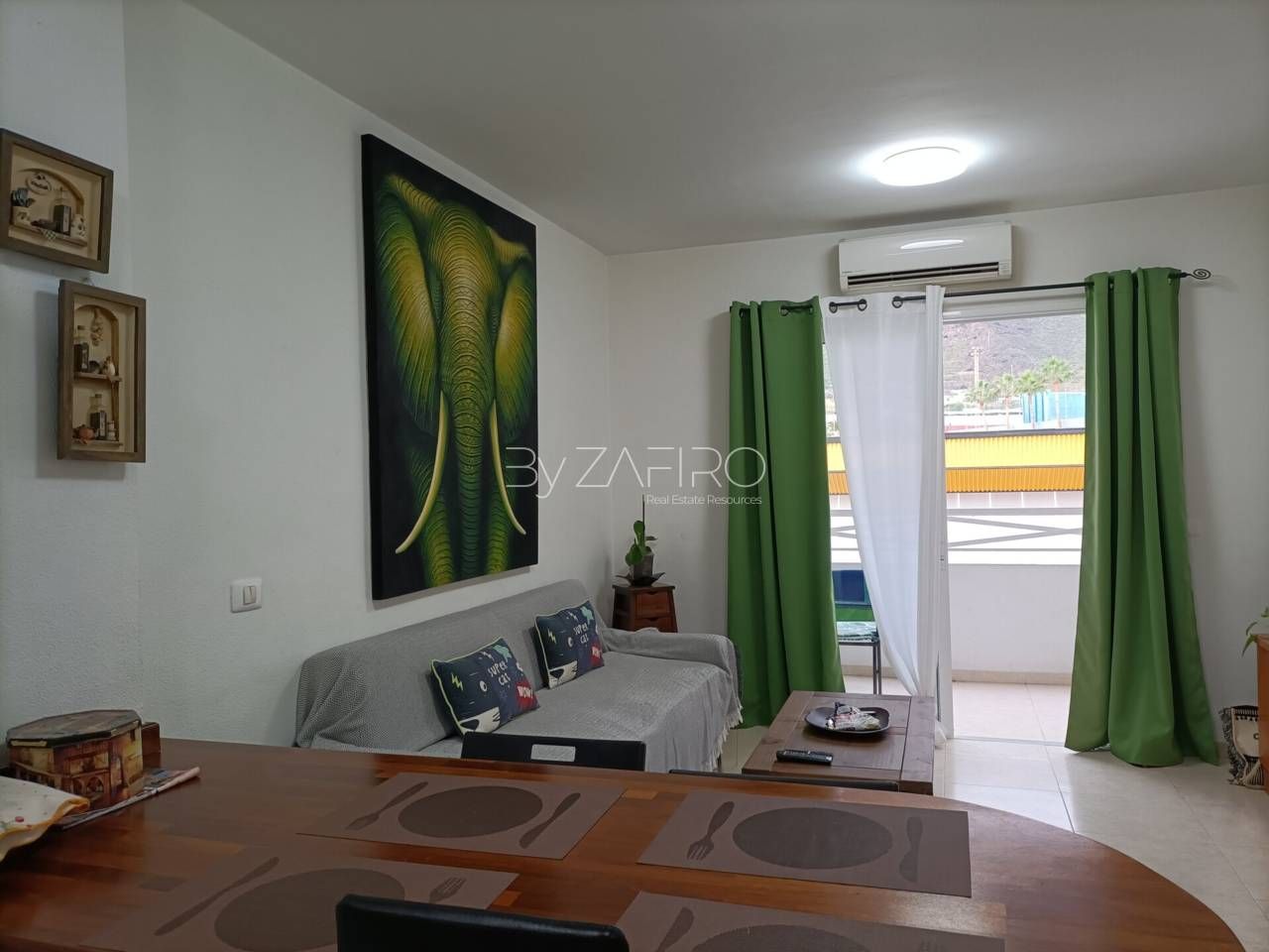 Living room of Flat to rent in Candelaria  with Furnished, Balcony and Community pool