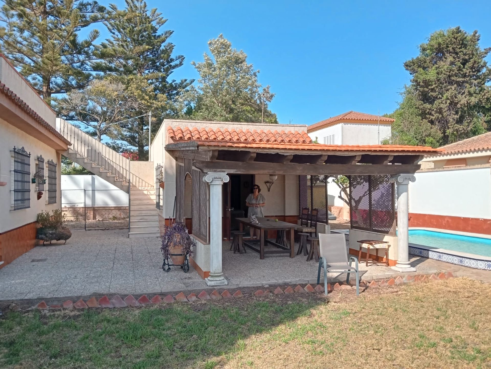 Garden of House or chalet to rent in Chipiona  with Private garden, Terrace and Swimming Pool