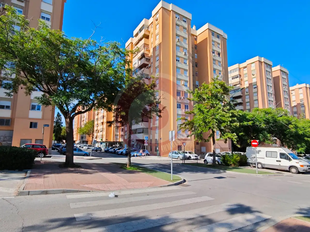 Außenansicht von Wohnung zum Verkauf in Málaga mit Klimaanlage, Terrasse und Alarm