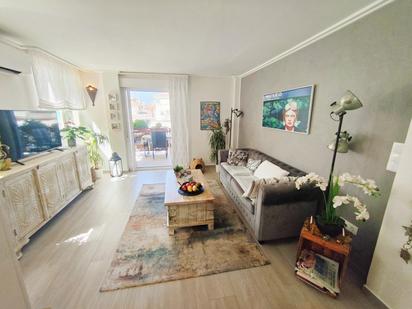 Wohnzimmer von Wohnung zum verkauf in Santa Pola mit Klimaanlage, Terrasse und Balkon