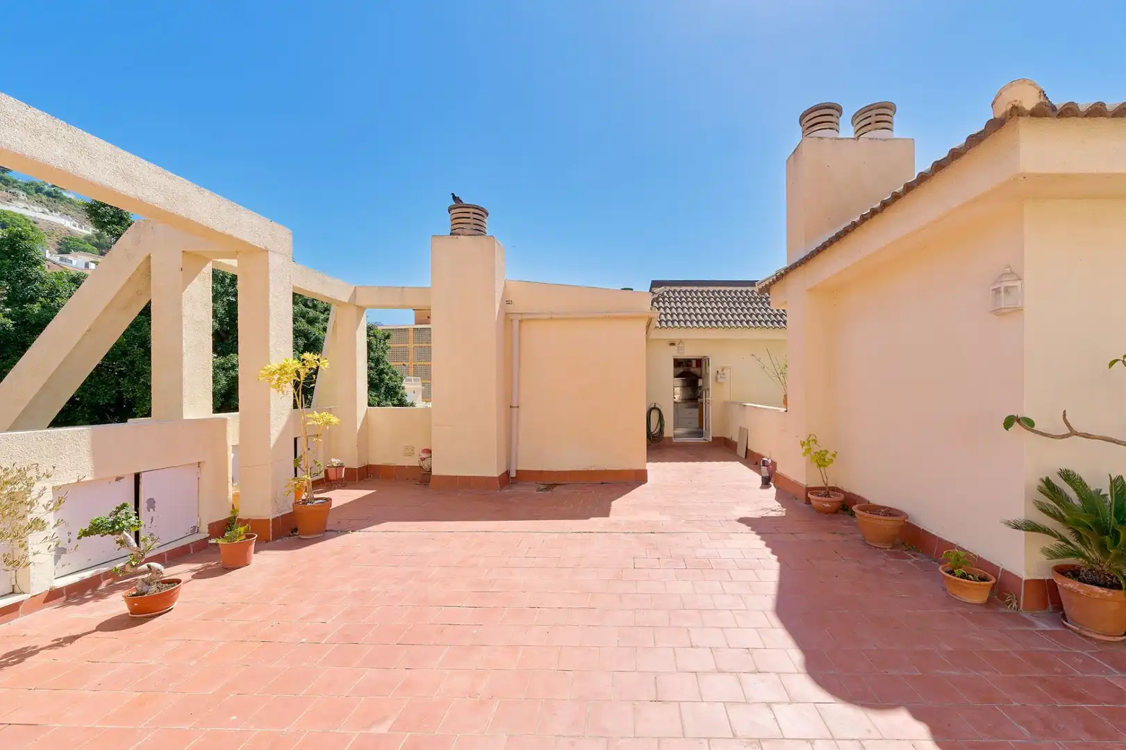 Terrasse von Dachboden zum Verkauf in Málaga mit Klimaanlage und Terrasse
