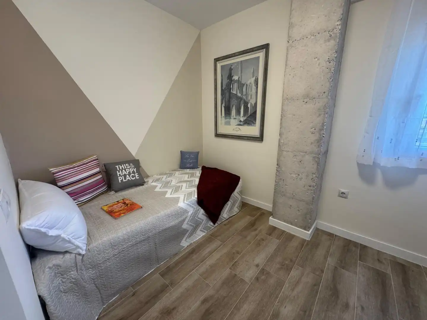 Bedroom of Flat for sale in Málaga  with Air Conditioner, Terrace and Furnished