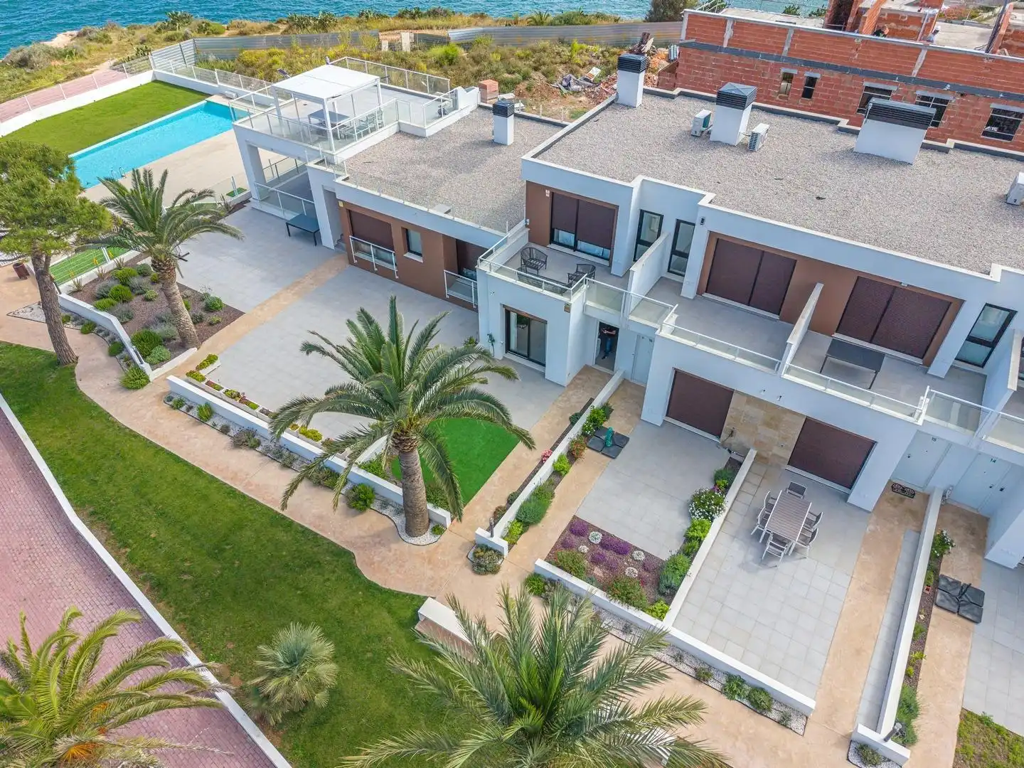 Vista exterior de Casa adosada en venta en Vinaròs con Jardín privado, Terraza y Trastero