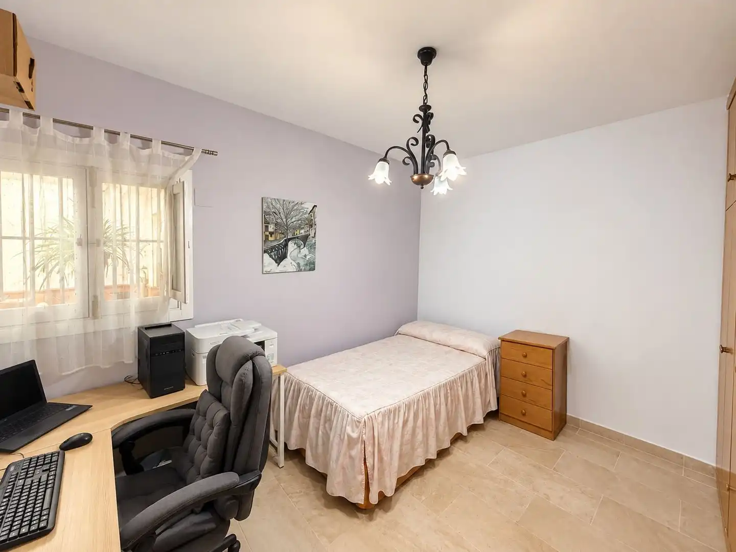 Bedroom of Houses for sale in Santa Fe, Granada