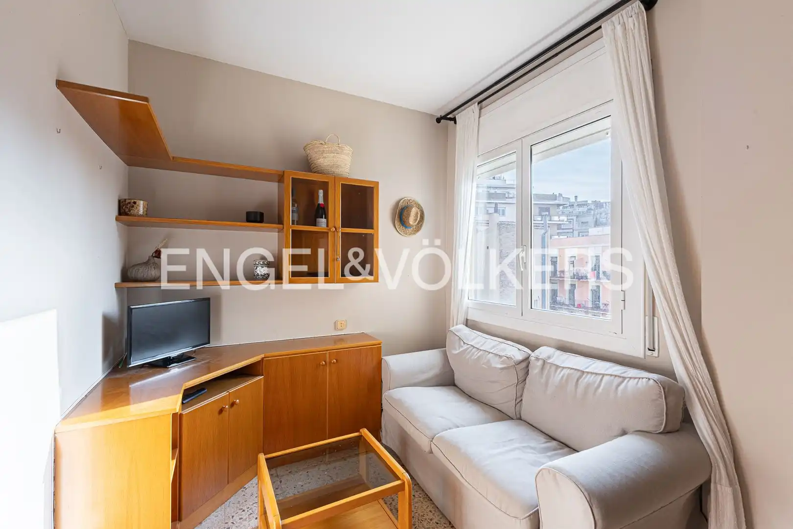 Sala de estar de Piso en venta en Barcelona con Calefacción