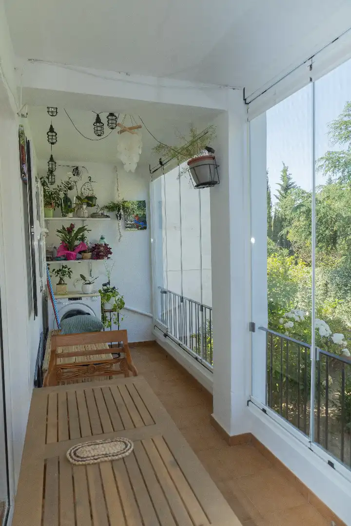 Terrasse von Wohnung zum Verkauf in Palafrugell mit Heizung, Abstellraum und Ofen
