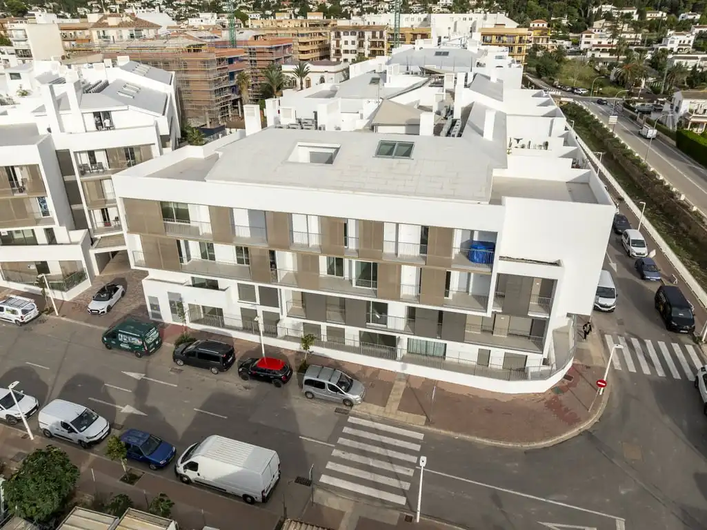Vista exterior de Apartament en venda en Jávea / Xàbia amb Aire condicionat, Terrassa i Traster