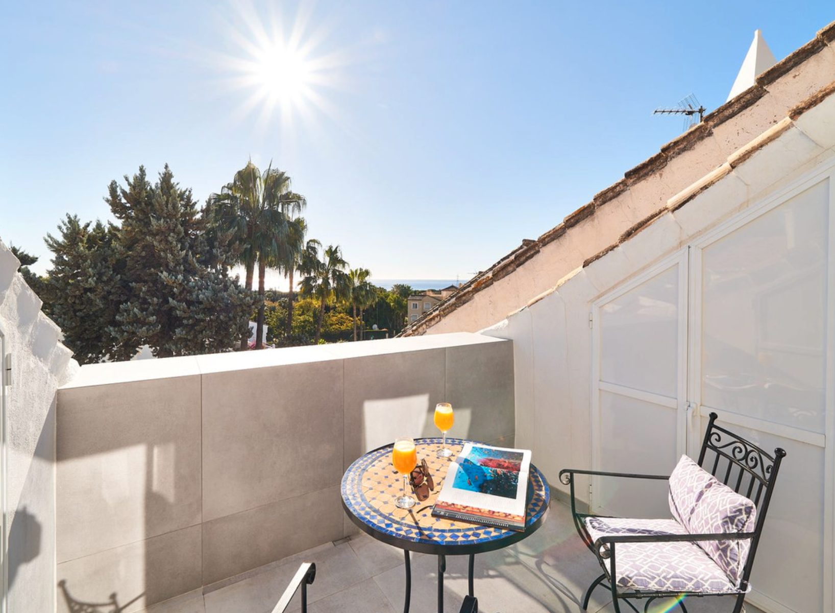 Terrace of Single-family semi-detached for sale in Marbella  with Air Conditioner, Heating and Private garden