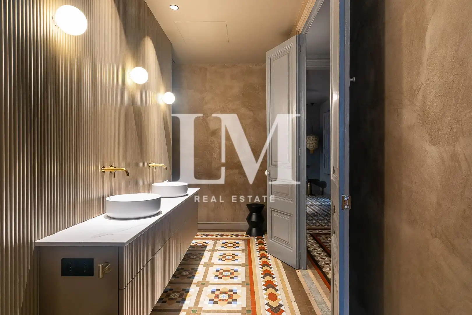 Baño de Apartamento de alquiler en Barcelona con Aire acondicionado, Calefacción y Terraza