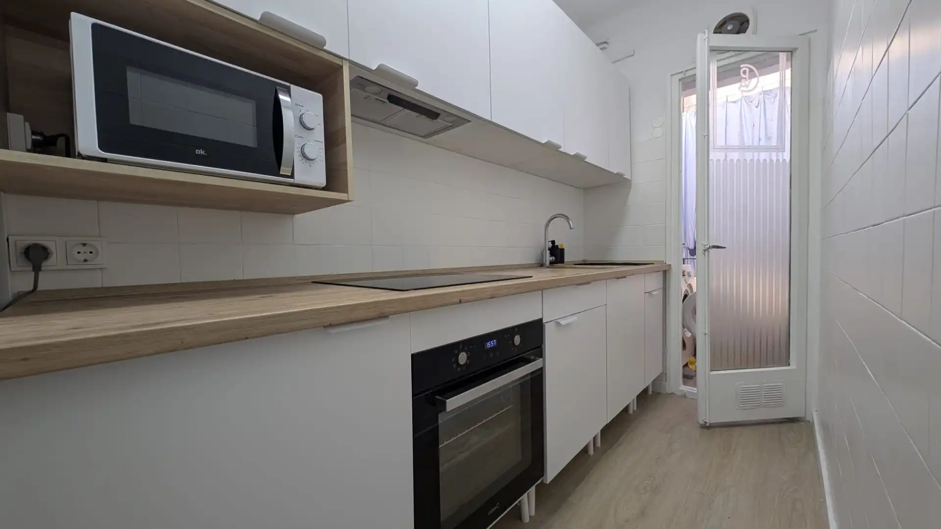Cocina de Piso en venta en Barcelona con Aire acondicionado, Parquet y Amueblado