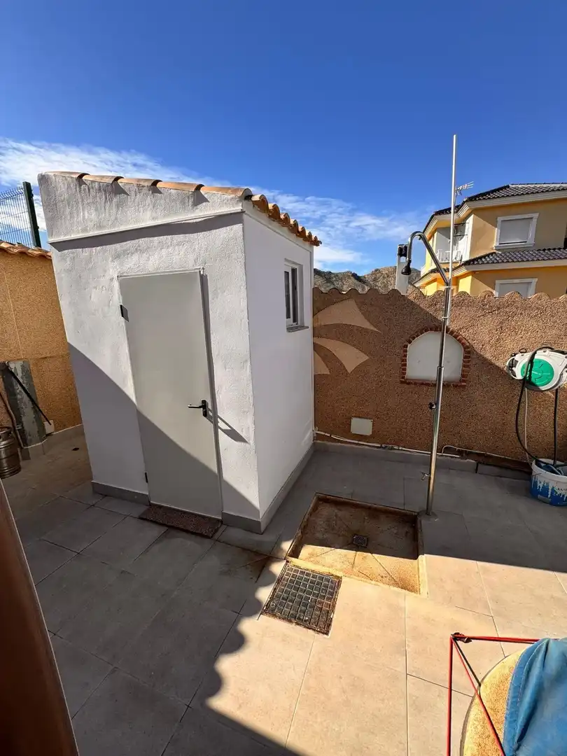 Terrassa de Casa o xalet en venda en Cartagena amb Calefacció, Jardí privat i Piscina