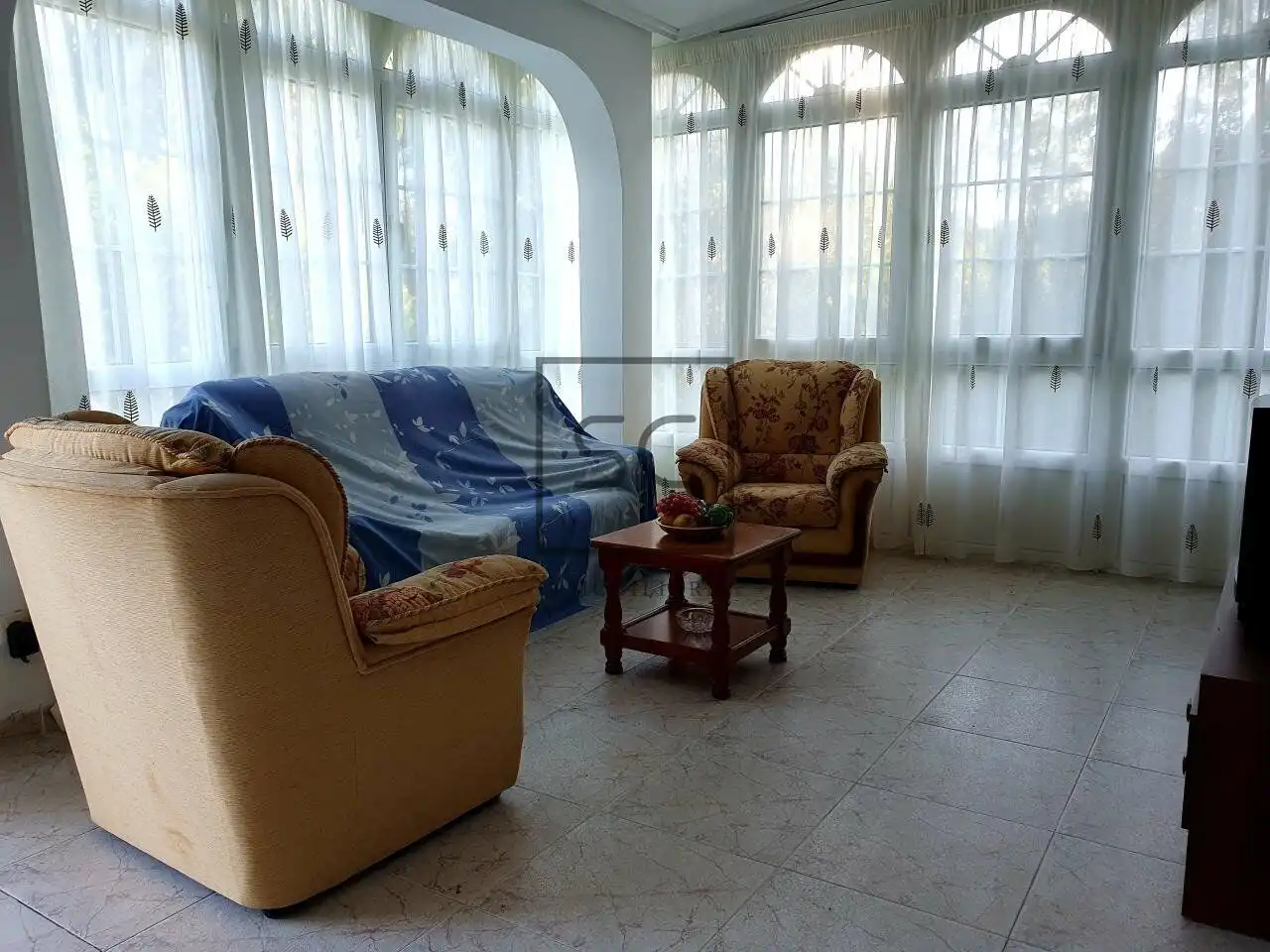 Sala de estar de Casa o chalet en venta en Ferrol con Calefacción, Terraza y Amueblado