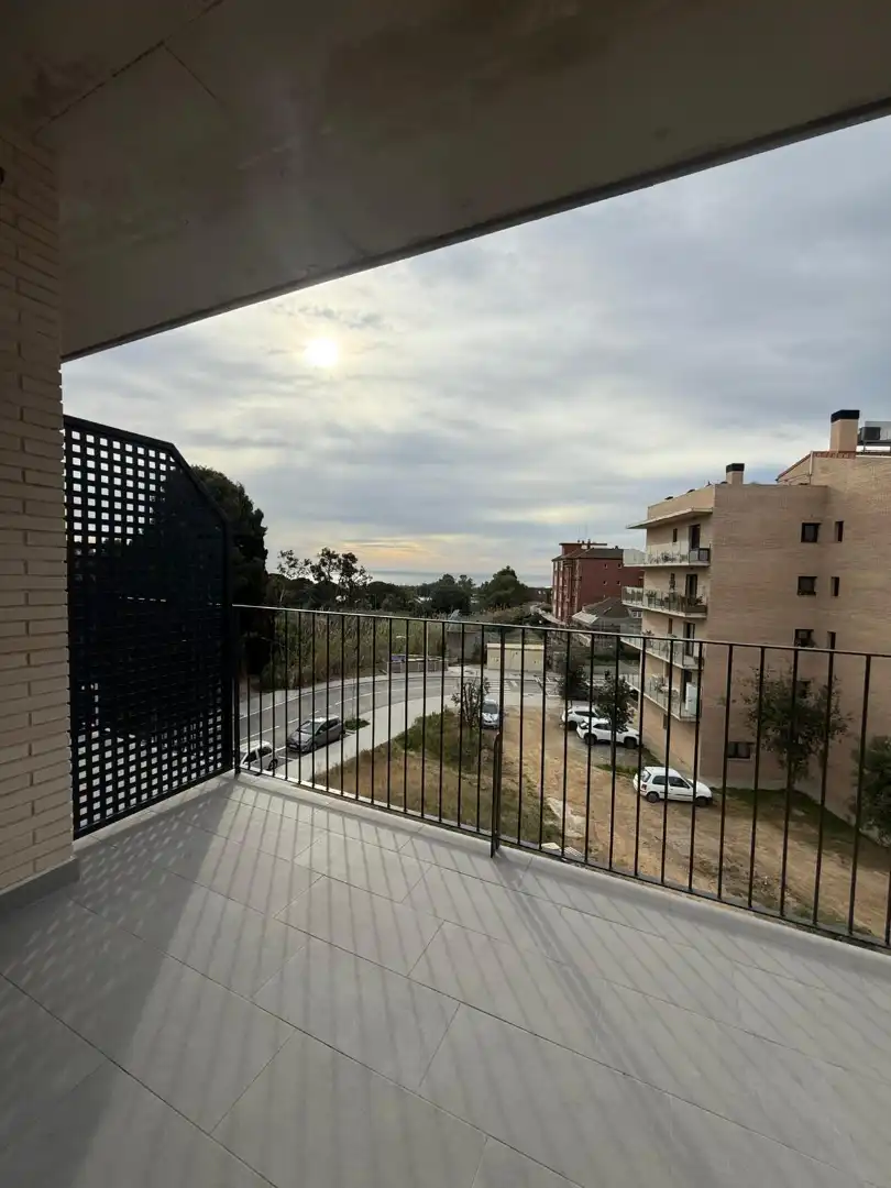 Terraza de Piso de alquiler en Cabrera de Mar con Aire acondicionado y Balcón
