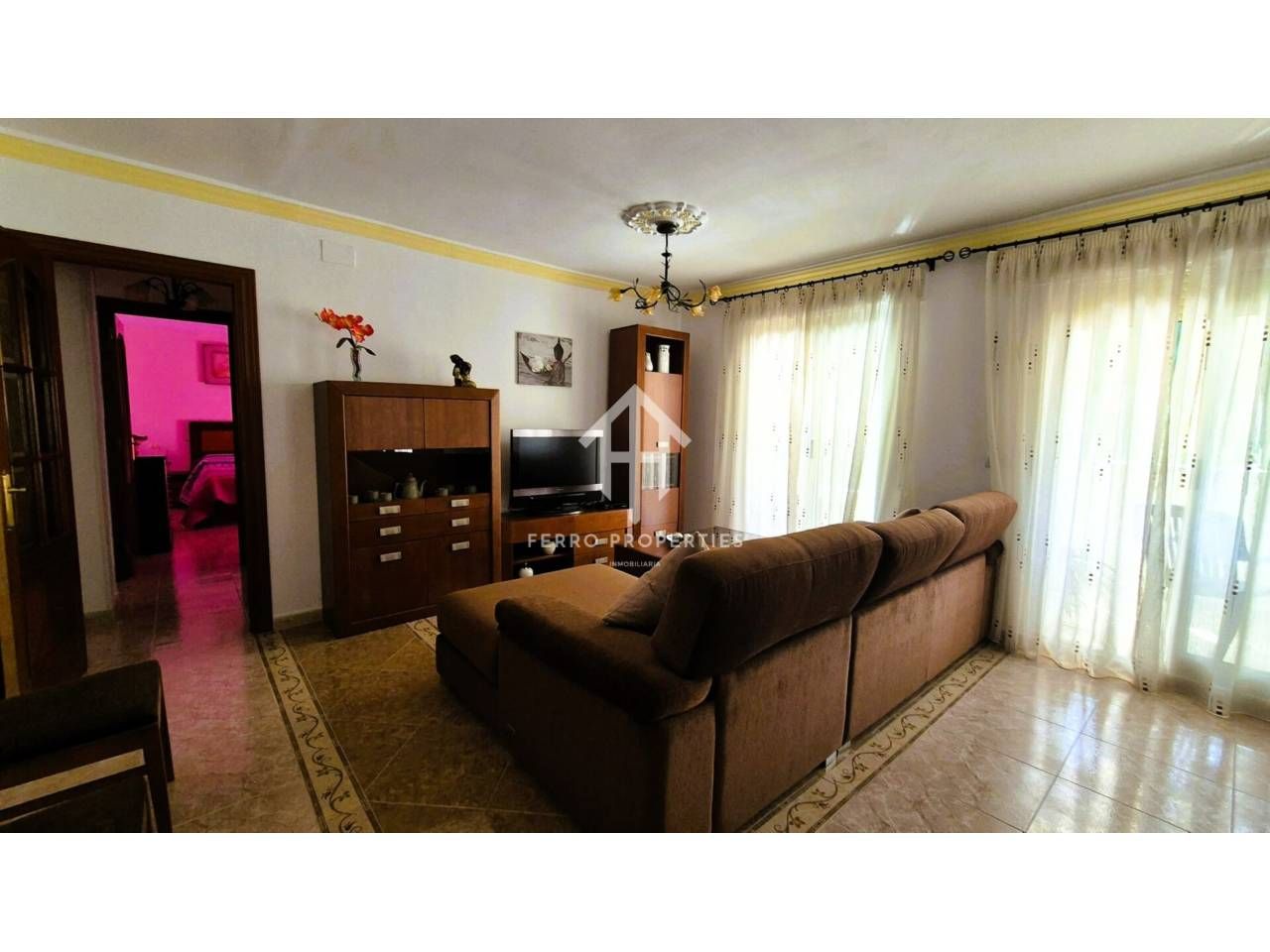 Sala d'estar de Pis en venda en Algarinejo amb Terrassa i Moblat