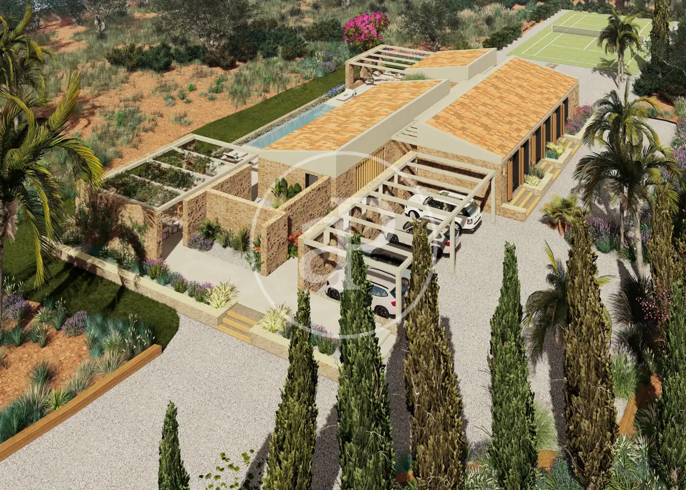 Jardín de Casa o chalet en venta en Sa Pobla con Aire acondicionado, Calefacción y Jardín privado