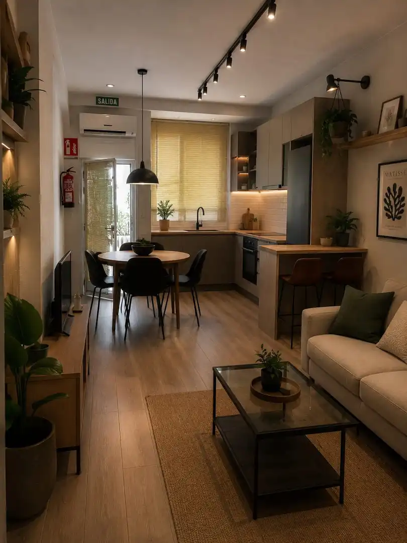 Küche von Loft zum Verkauf in Madrid mit Klimaanlage