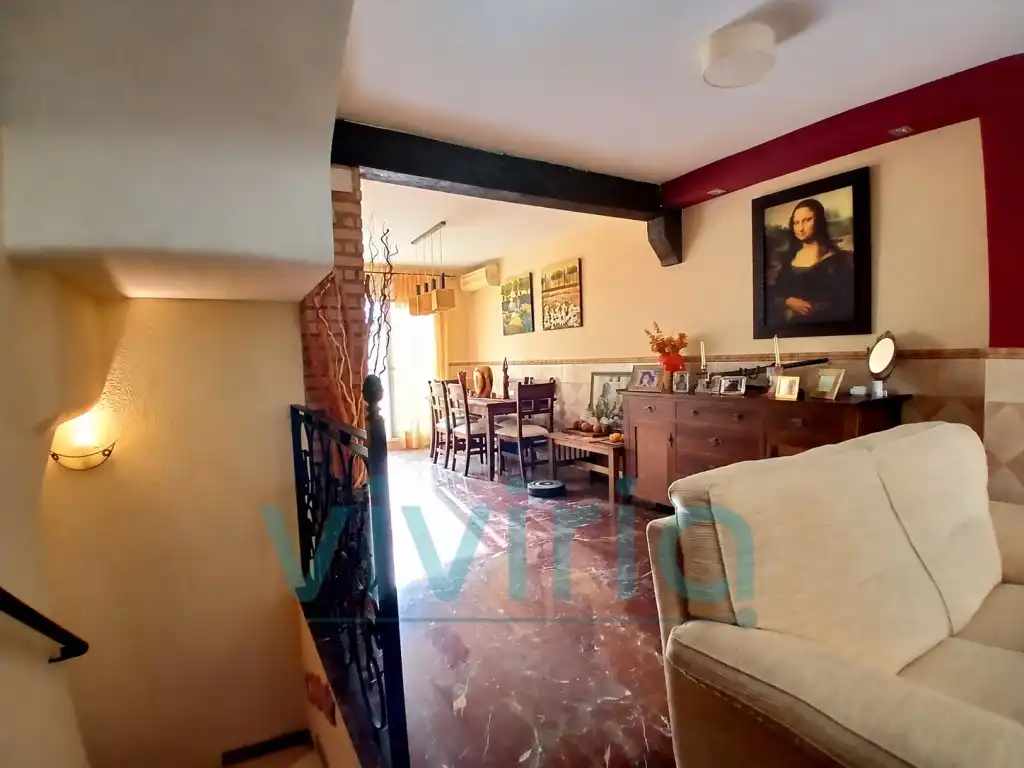 Sala d'estar de Casa adosada en venda en Rafelbuñol / Rafelbunyol, Valencia