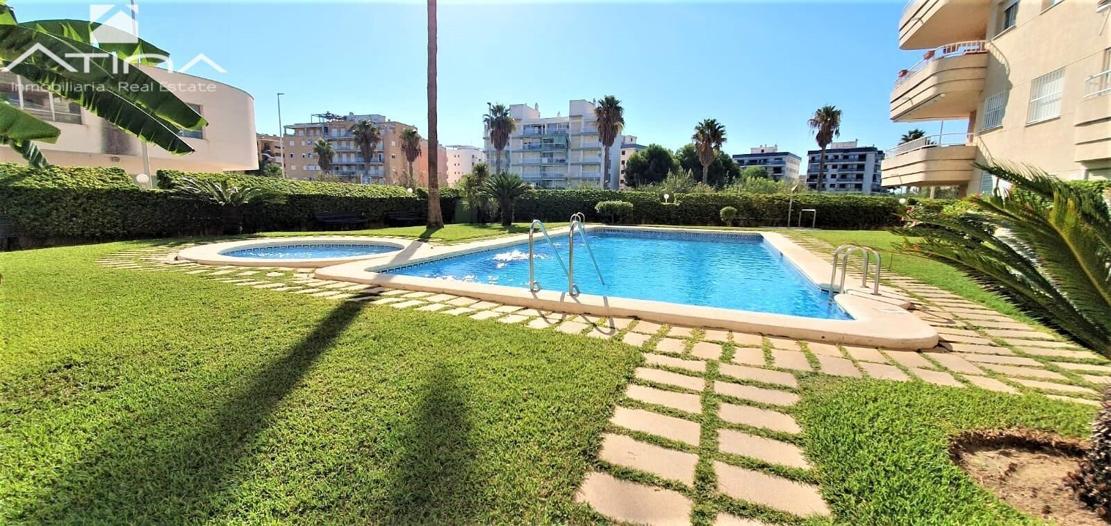 Swimming pool of Apartment for sale in Daimús  with Air Conditioner, Private garden and Terrace
