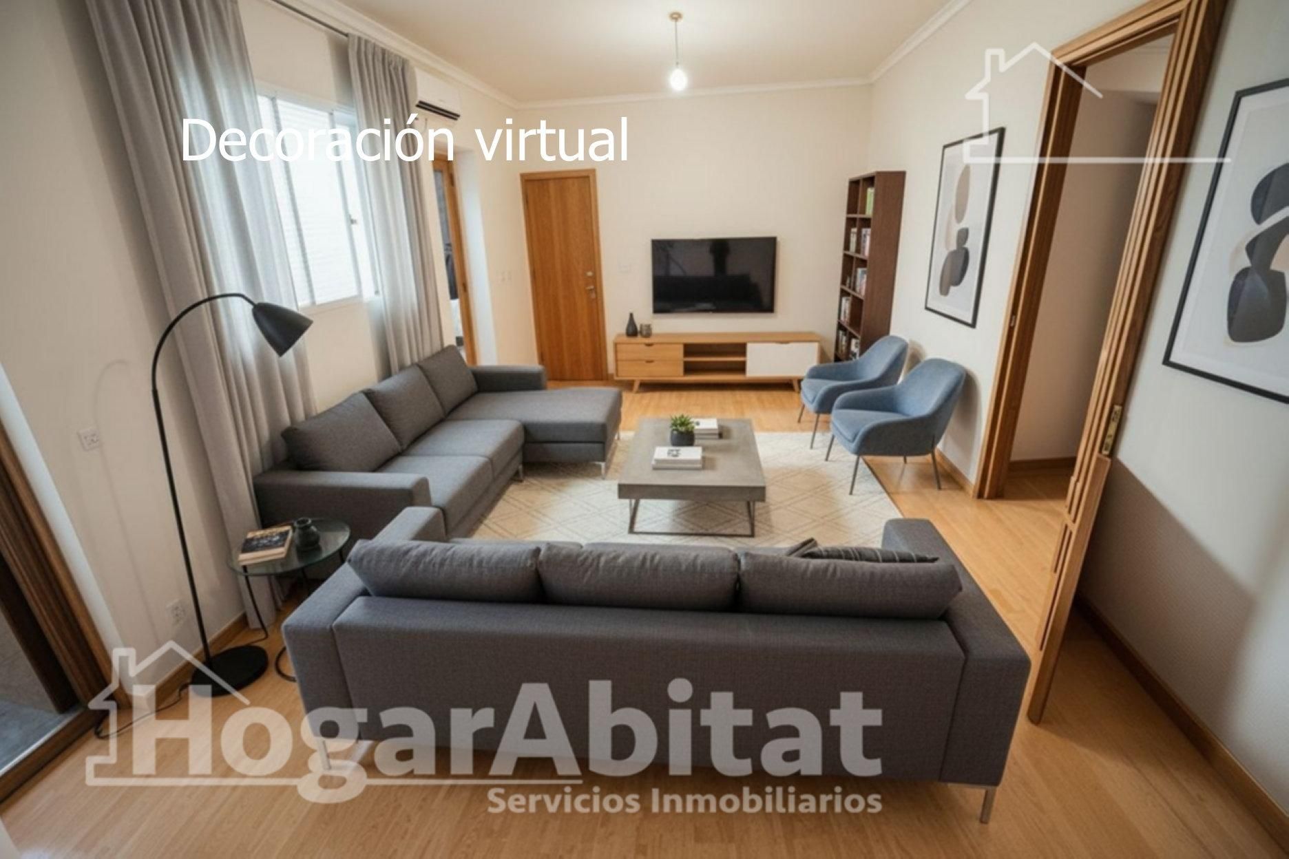 Living room of Flat for sale in  Valencia Capital  with Terrace