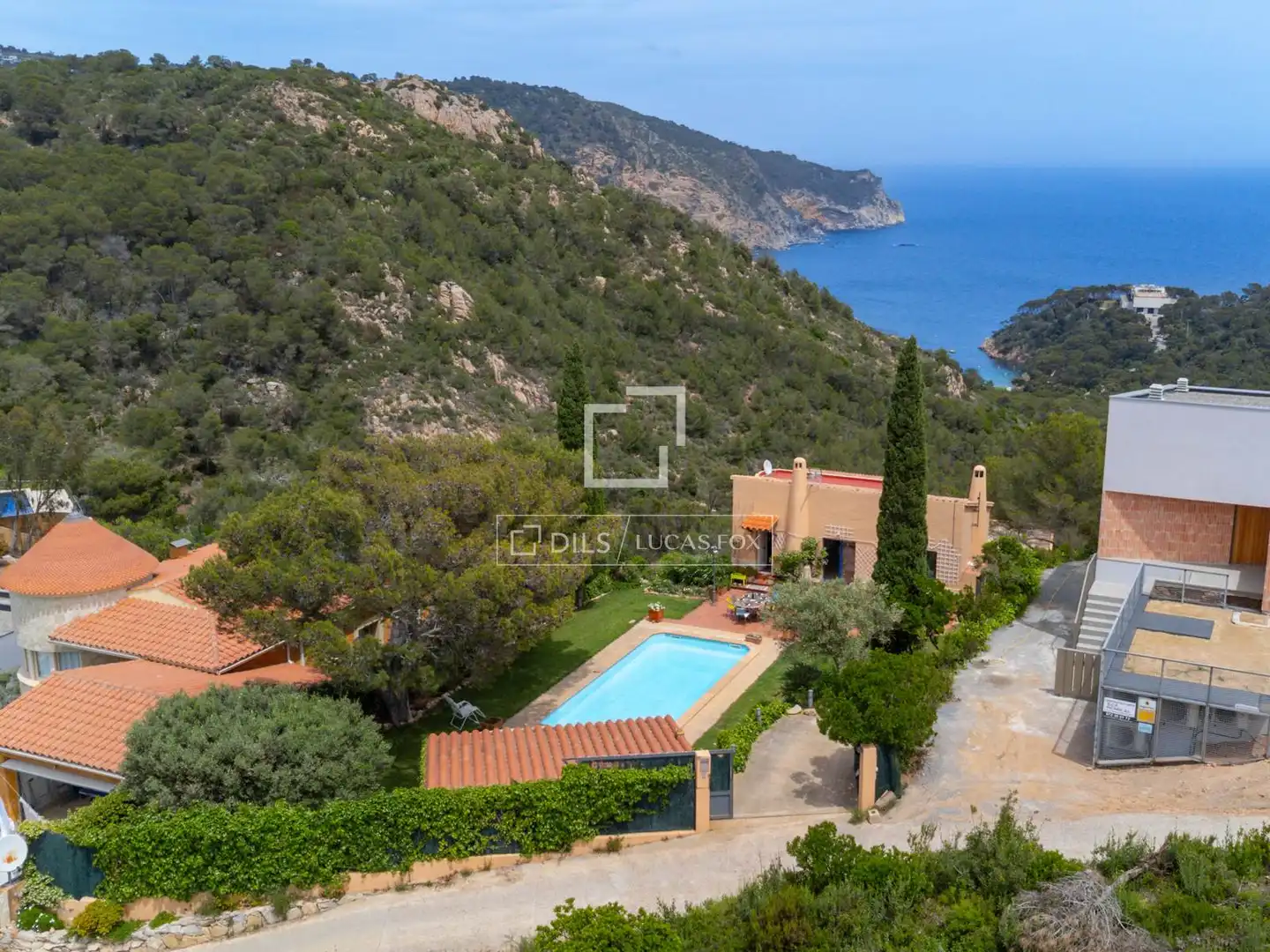 Vista exterior de Casa o xalet en venda en Begur amb Calefacció, Jardí privat i Piscina