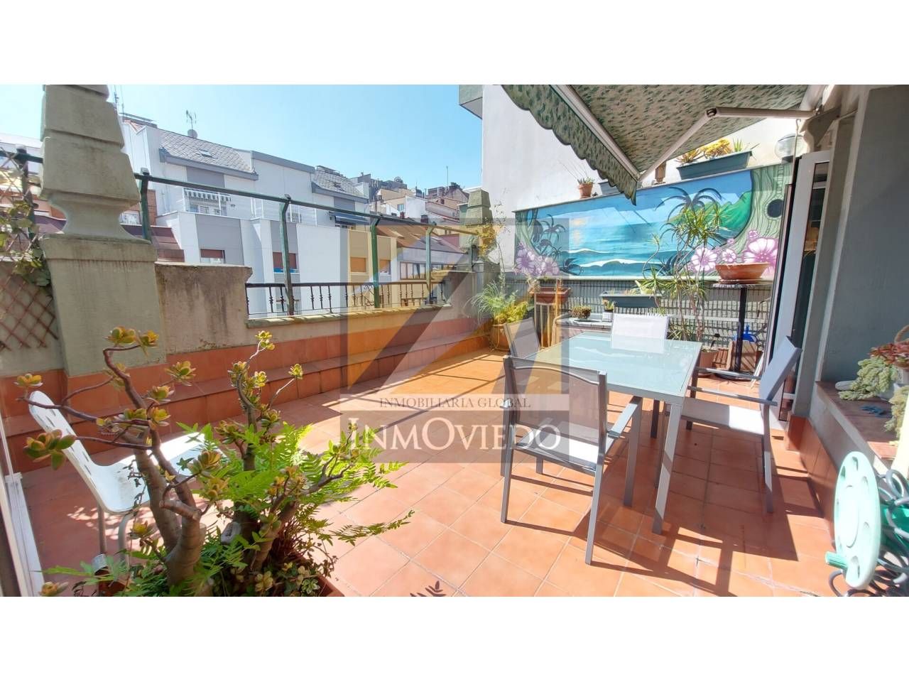 Terrace of Attic for sale in Oviedo   with Heating, Parquet flooring and Terrace