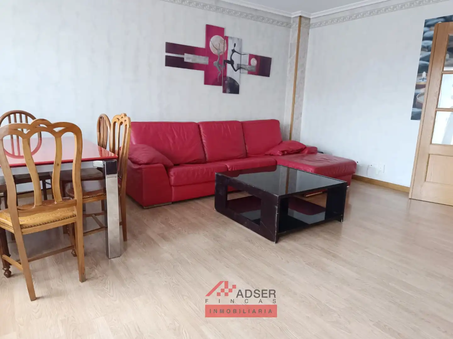 Living room of Flat for rent in  Logroño  with Heating, Private garden and Parquet flooring