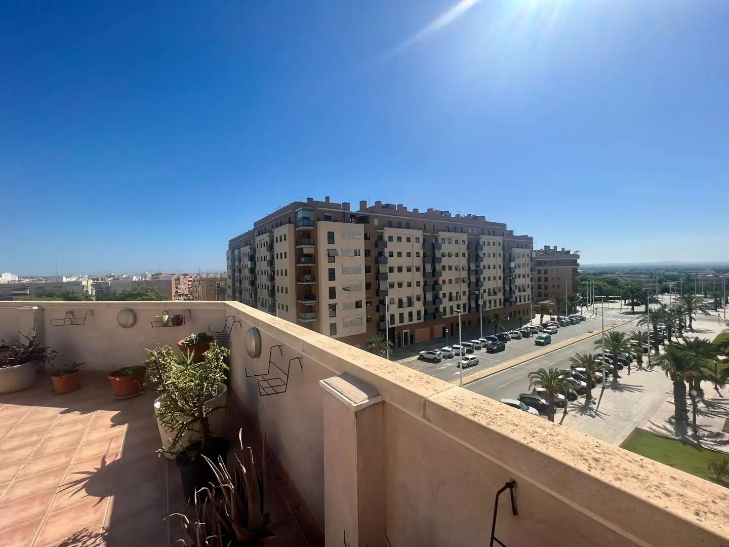 Vista exterior de Ático de alquiler en Elche / Elx con Aire acondicionado, Calefacción y Terraza