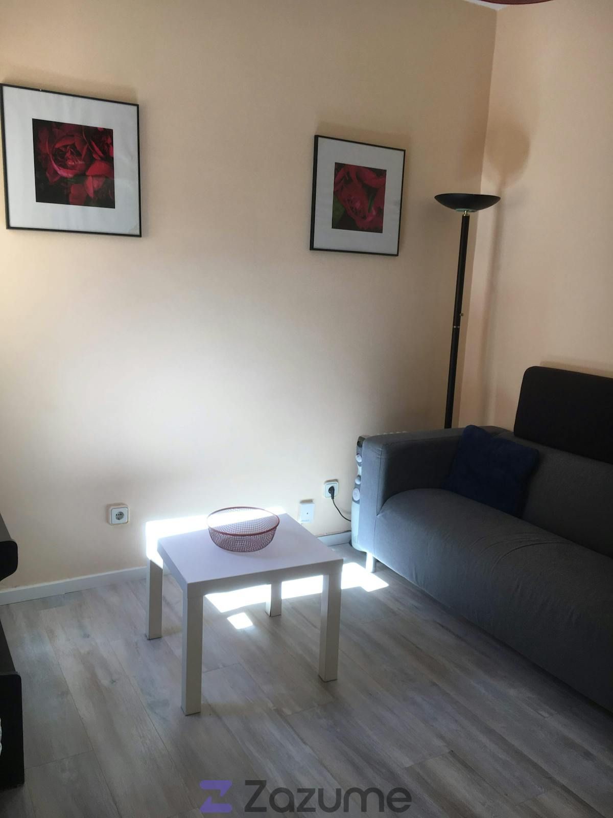 Living room of Flat to rent in  Madrid Capital  with Heating, Parquet flooring and Furnished