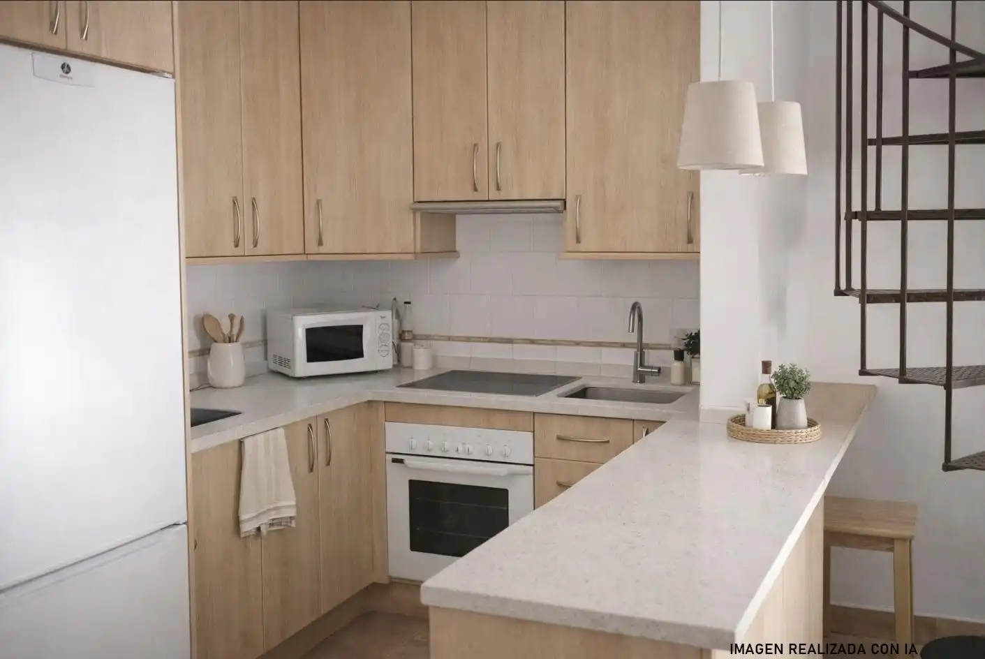 Cocina de Piso en venta en Málaga con Terraza