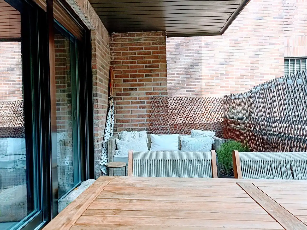 Terraza de Piso de alquiler en Madrid con Aire acondicionado, Calefacción y Parquet