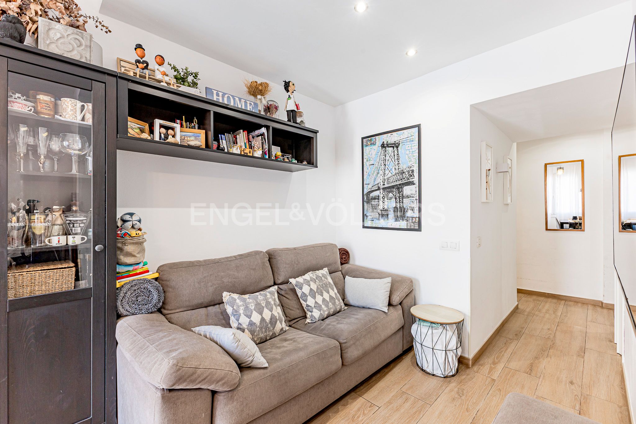 Sala d'estar de Apartament en venda en  Barcelona Capital amb Aire condicionat, Calefacció i Balcó
