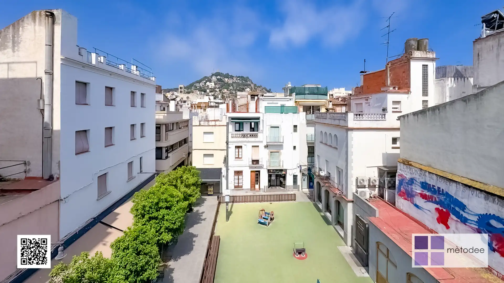 Vista exterior de Ático de alquiler en Blanes con Aire acondicionado, Calefacción y Terraza