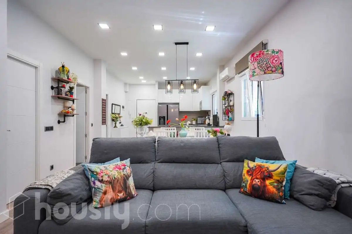 Sala de estar de Piso en venta en Madrid con Aire acondicionado, Calefacción y Amueblado