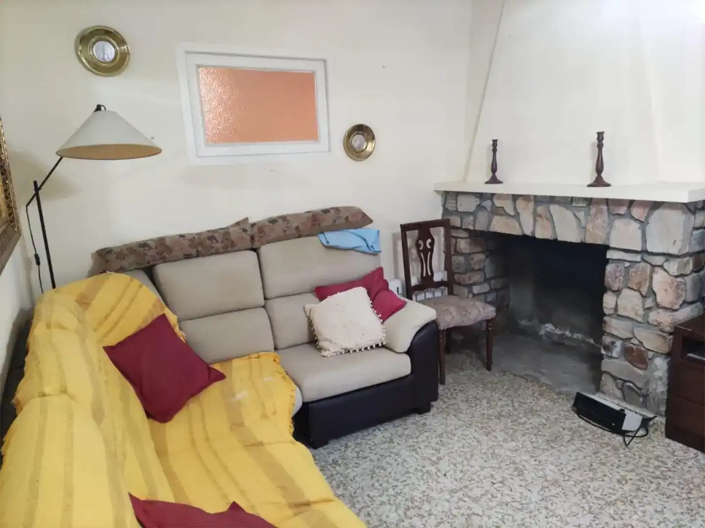 Sala de estar de Piso en venta en Castañar de Ibor con Amueblado