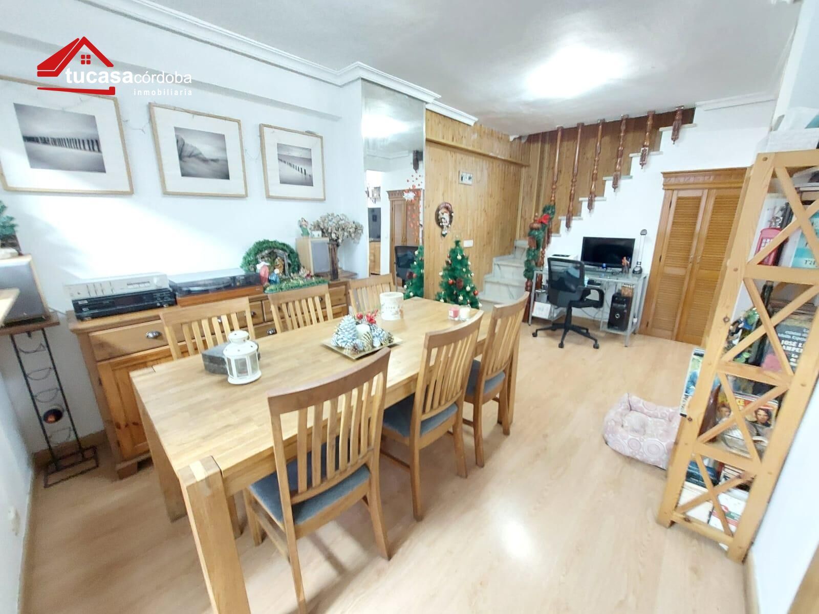 Dining room of Single-family semi-detached for sale in  Córdoba Capital  with Air Conditioner, Parquet flooring and Terrace