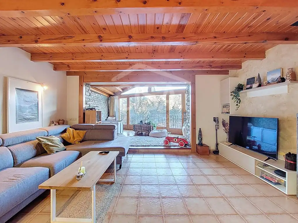 Sala de estar de Casa adosada en venta en Ordino con Trastero