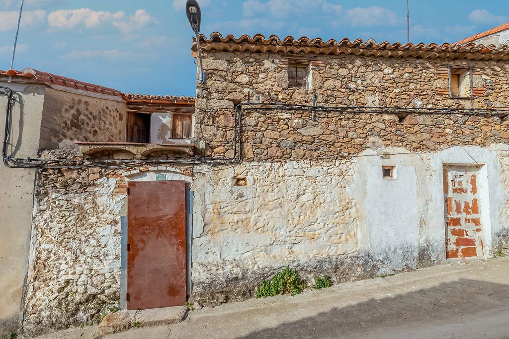 Exterior view of Single-family semi-detached for sale in Lagartera