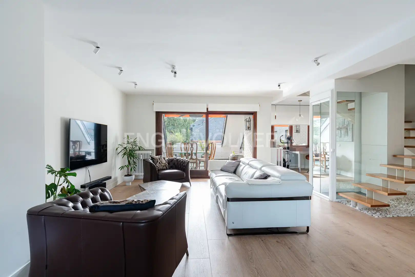 Living room of Attic for sale in Las Rozas de Madrid  with Air Conditioner, Heating and Terrace