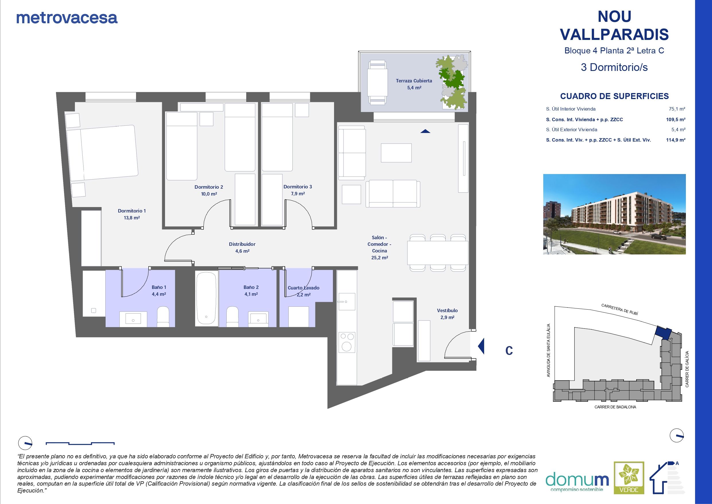 Flat for sale in Terrassa  with Air Conditioner, Heating and Private garden