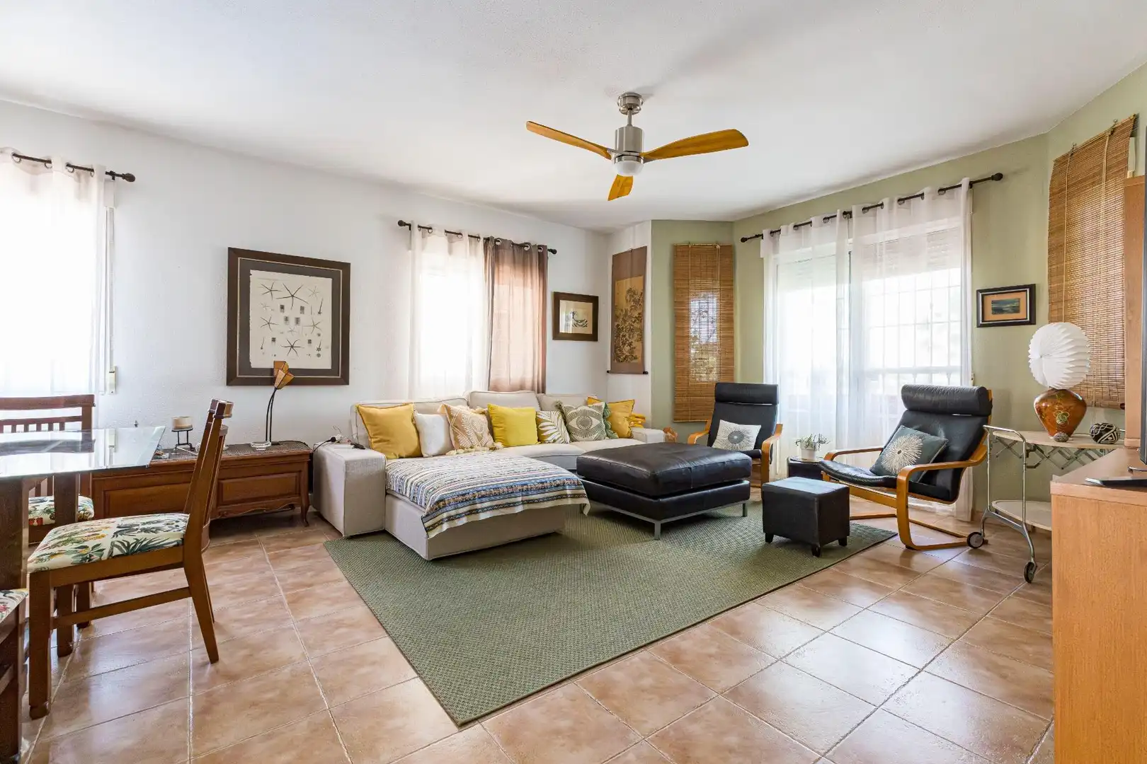 Living room of Houses for sale in Molina de Segura  with Air Conditioner, Private garden and Terrace